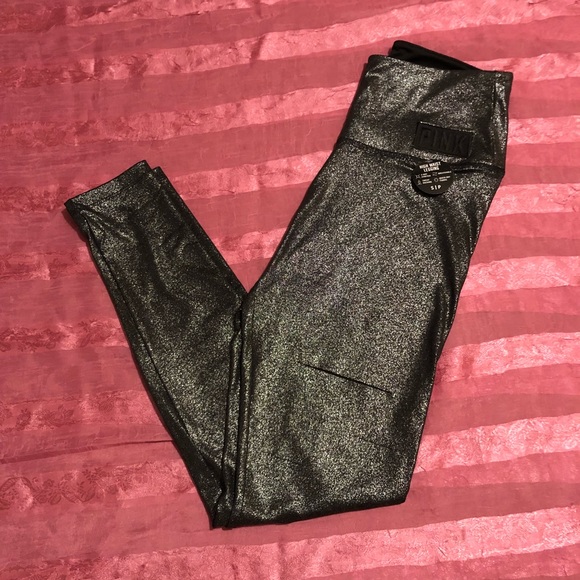 VS PINK Ultimate Foil Slashed Legging - Small -NWT - Picture 4 of 6